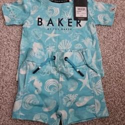 Ted Baker baby boys short and t-shirt set. New with tags. 0-3 months