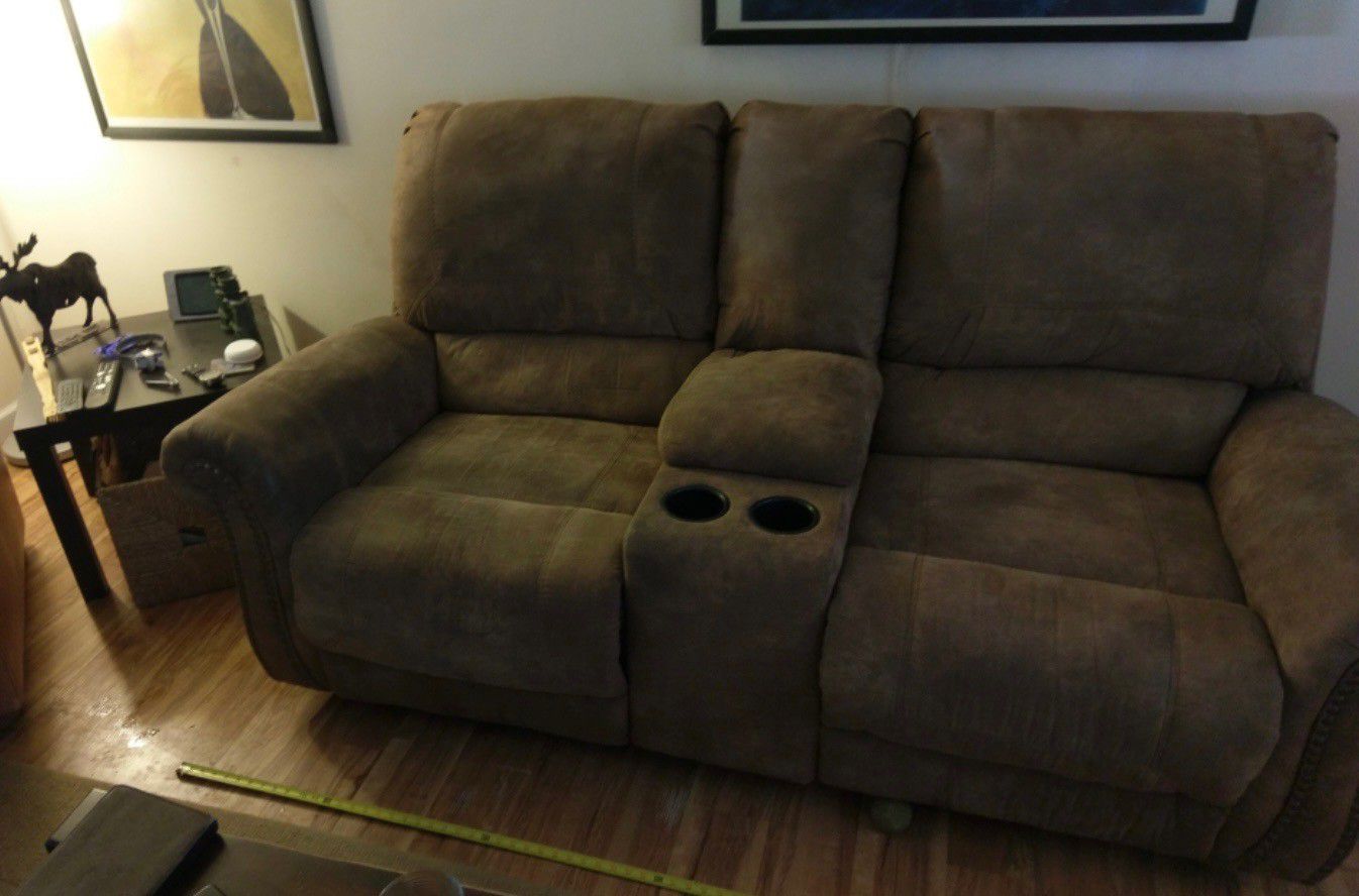 Double Recliner Sofa