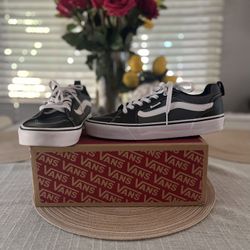 Leather Vans , Male Worn Once