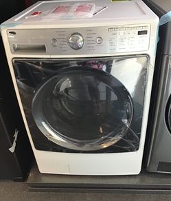 New scratch and dent kenmore dryer. 1 year warranty