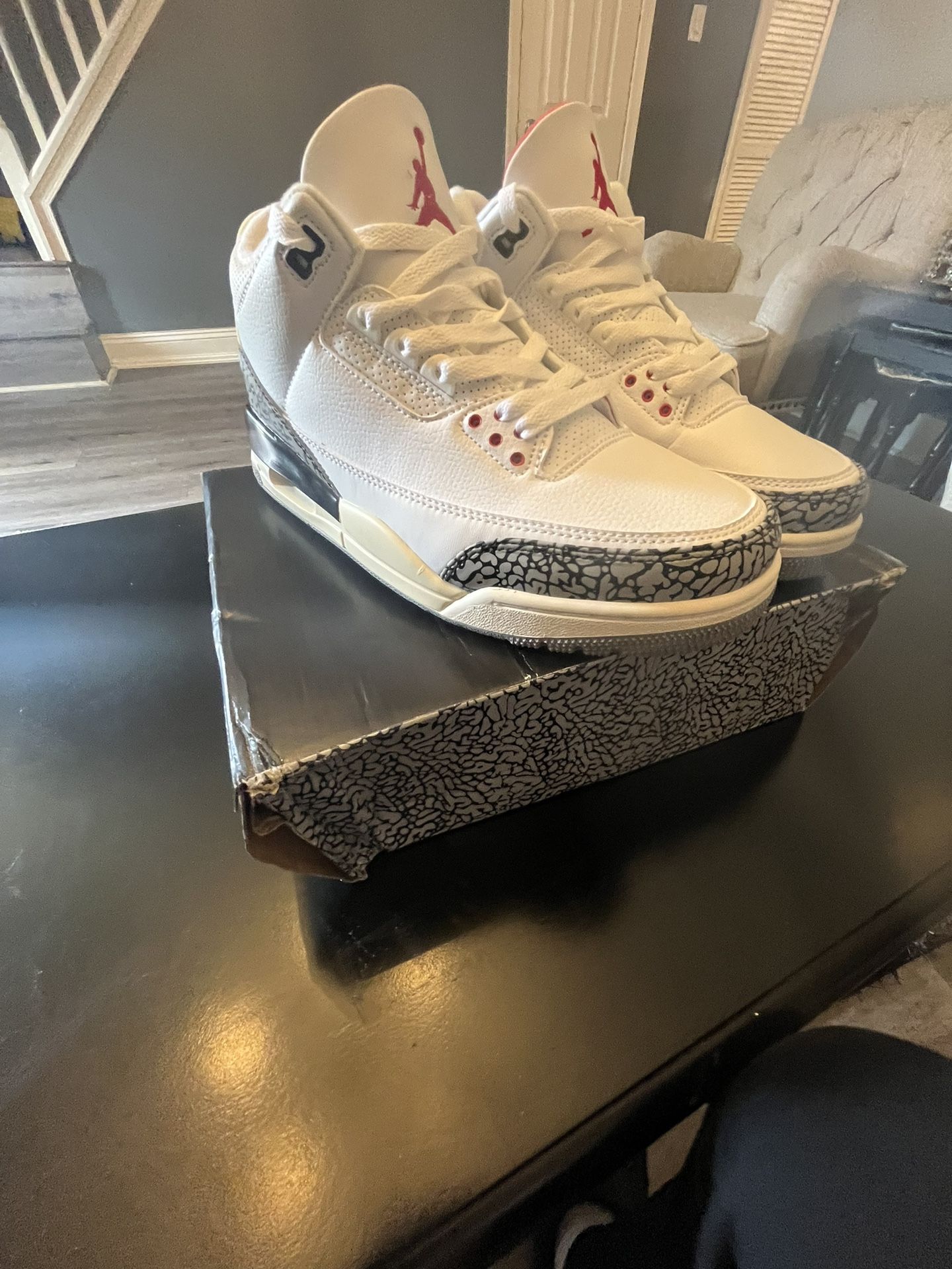 Jordan 3 White Cement 