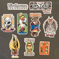 Vintage 90s Skateboard Stickers
