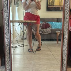 Big Mirror 30 X 42 Framed Rectangle Vertical Intricate Unique
