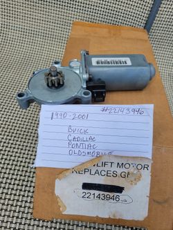 GM Delco #(contact info removed)6 Window lift Motor buick cadillac oldsmobile pontiac