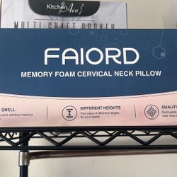 Memory form, cervical neck pillow