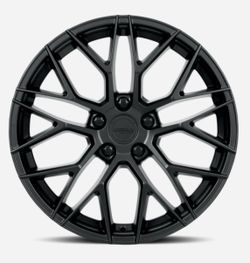 17″ KATANA WHEELS KR01 MATTE BLACK FINISH RIMS