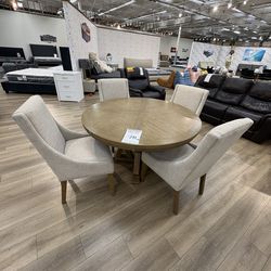 Flex steel maren 5pc dining set Costco open box