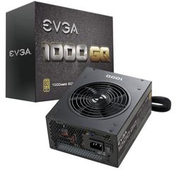 EVGA 210-GQ-1000-V1,1000 GQ, 80+ GOLD 1000W, Semi Modular, EVGA ECO Mode,
