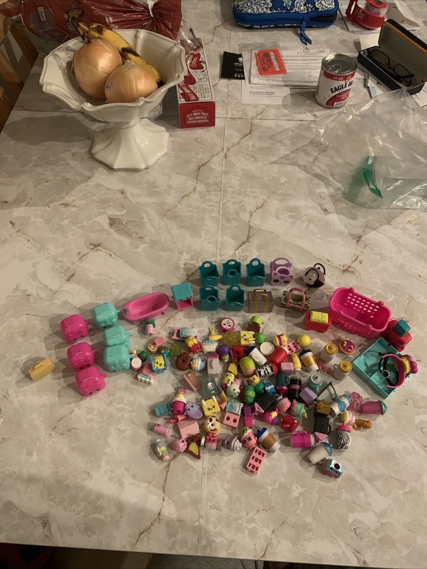 Shopkins Moose Mixed Huge Lot Assorted Over 100 Figures