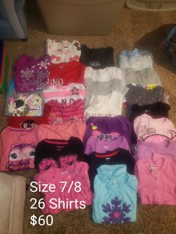 Girls Size 7/8 Long Sleeve
