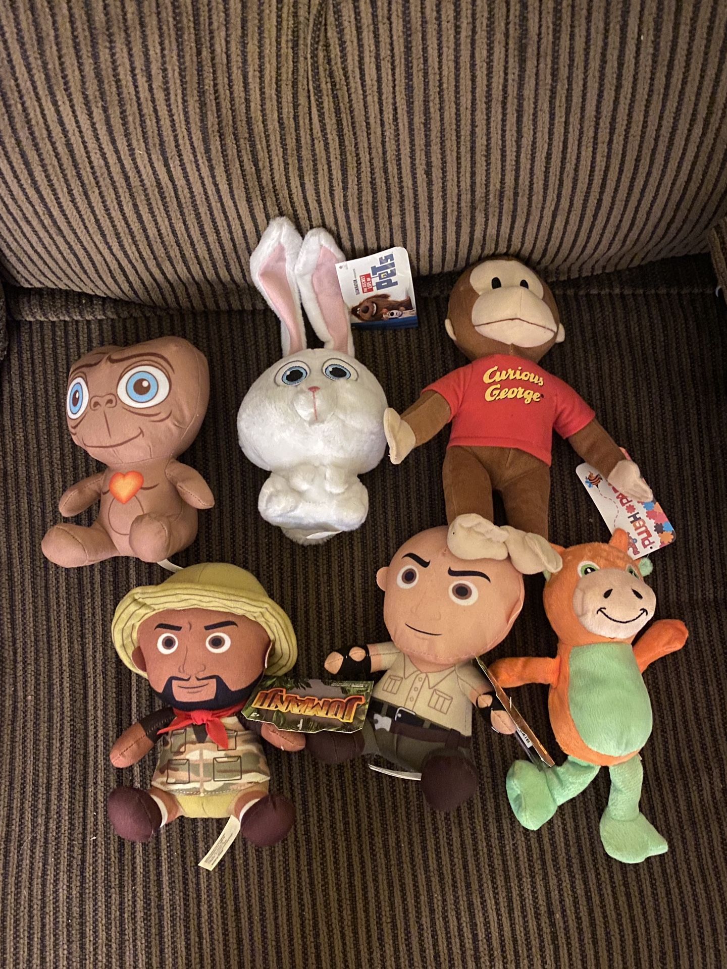 Plush’s . Jumanji pets etc