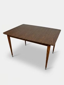 Vintage Mid-Century Modern wood and Formica dining table