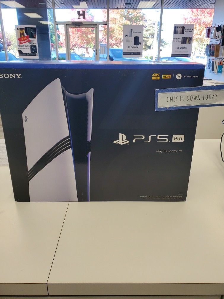 🕹️ Sony PlayStation 5 Pro (Brand New) – PS5 Gaming Console Now Just $799 or $1 Down! Save $100 Instantly with Full 1-Year Warranty 🔥 