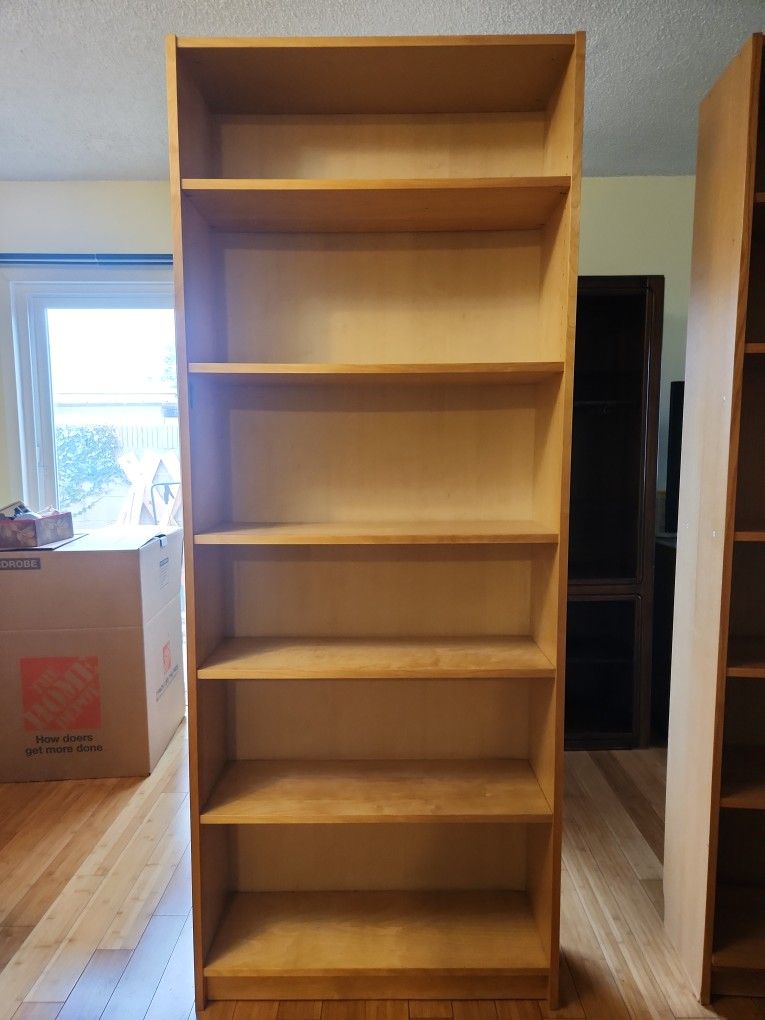 Ikea Billy Bookcase Light Oak MDF