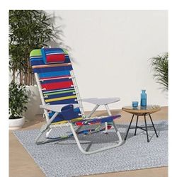 Rio Brands 4-Position Backpack Beach Chair 