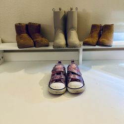 4 pairs of Size 10 Girl shoes