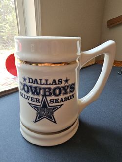 Dallas Cowboys Silver Season Mug