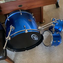 FULL PDP BLUE DRUM SET EVERYTHING INCLUDED