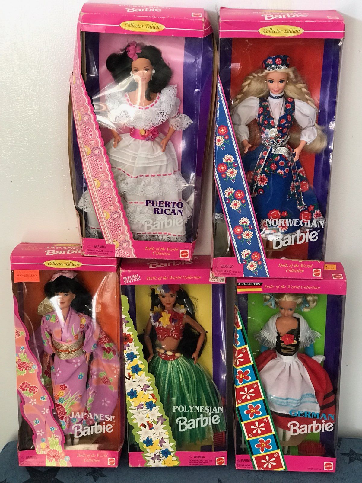 Barbie Dolls of the World Collection NIB