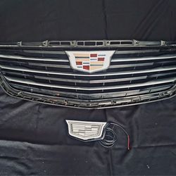 Cadillac Front Bumper Grille & Dynamic Cadillac Led Emblem