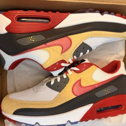 NEW Nike Air Max 90 49ers Rivals Shoes Sneakers. Size 11.5 Men’s / 13 In Women’s. San Francisco 