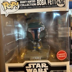 Funko Pop! Star Wars Bounty Hunters Collection BOBA FETT GameStop Exclusive NEW