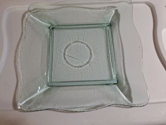Square Wavy Vintage Serving Plate