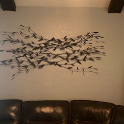 Metal Leaf Wall Decor