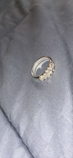 Silver nugget Ring
