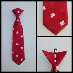 CUTE BOY'S NECK CLIP ON TIE