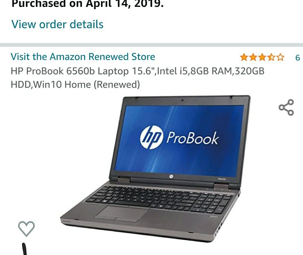 Hp probook 6560b laptop
