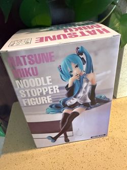 Hatsune Miku Noodle Stopper Figure | Vocaloid | FuRyu | Authentic NIB Figure