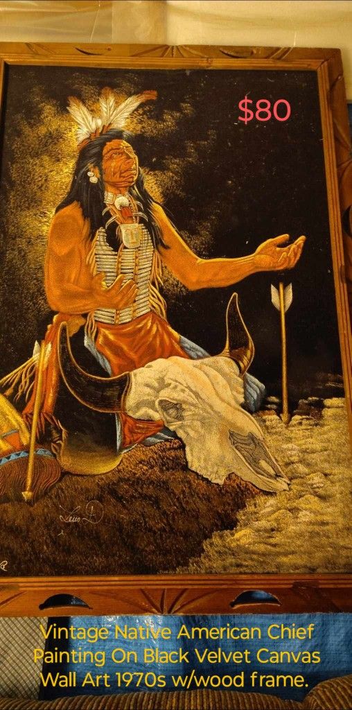 Native American Chief Painting