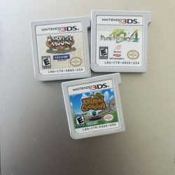 Rune Factory 4, Animal Crossing, Harvest Moon: A New Beginning 3DS Cartridge Only 