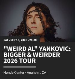 Weird Al at Honda Center 9/19