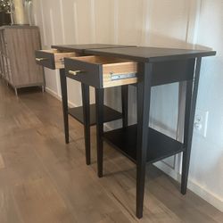 Two Solid Wood Night Stand 