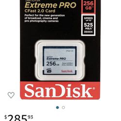 Sandisk Extreme Pro CFast 2.0 Card