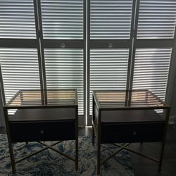 Gold/Brown End Tables 