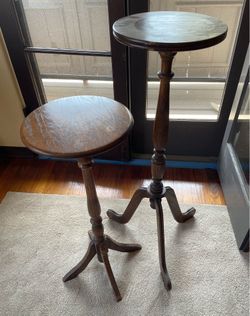 Wooden  Plant Stands / Side Tables