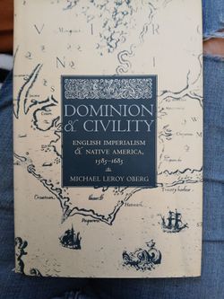 Dominion And Civility Book Great Condition