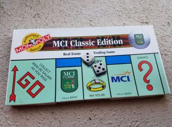 Classic Monopoly Board Game