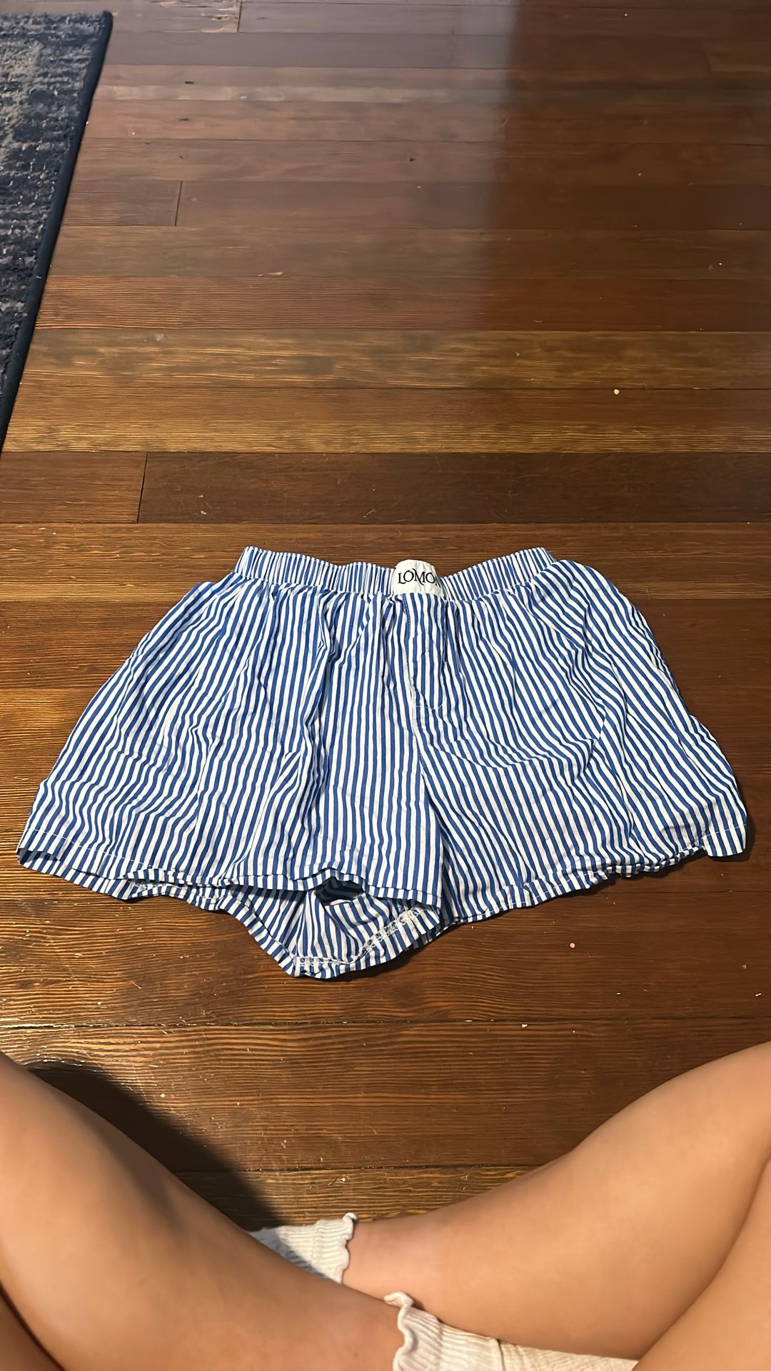 Blue striped Shorts