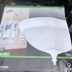 Casa Decor 11” Frosted Globe  Celling  Lights