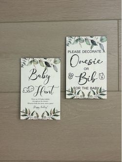 Baby Shower Signs