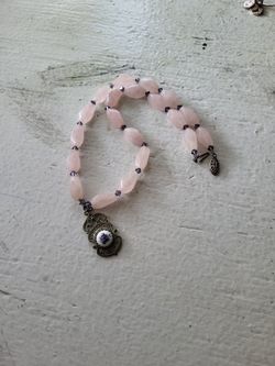 Beautiful Vintage Stone Quartz Necklace