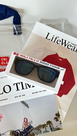 UNIQLO x Dodgers LifeWear Day Sunglasses - SEALED Giveaway Bag 8/24