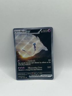Non TCG Pokemon Mew ex Fan Art Card