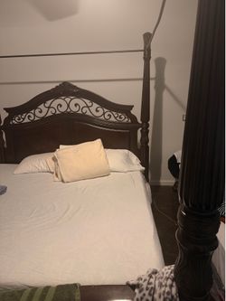 Bed frame and mattress