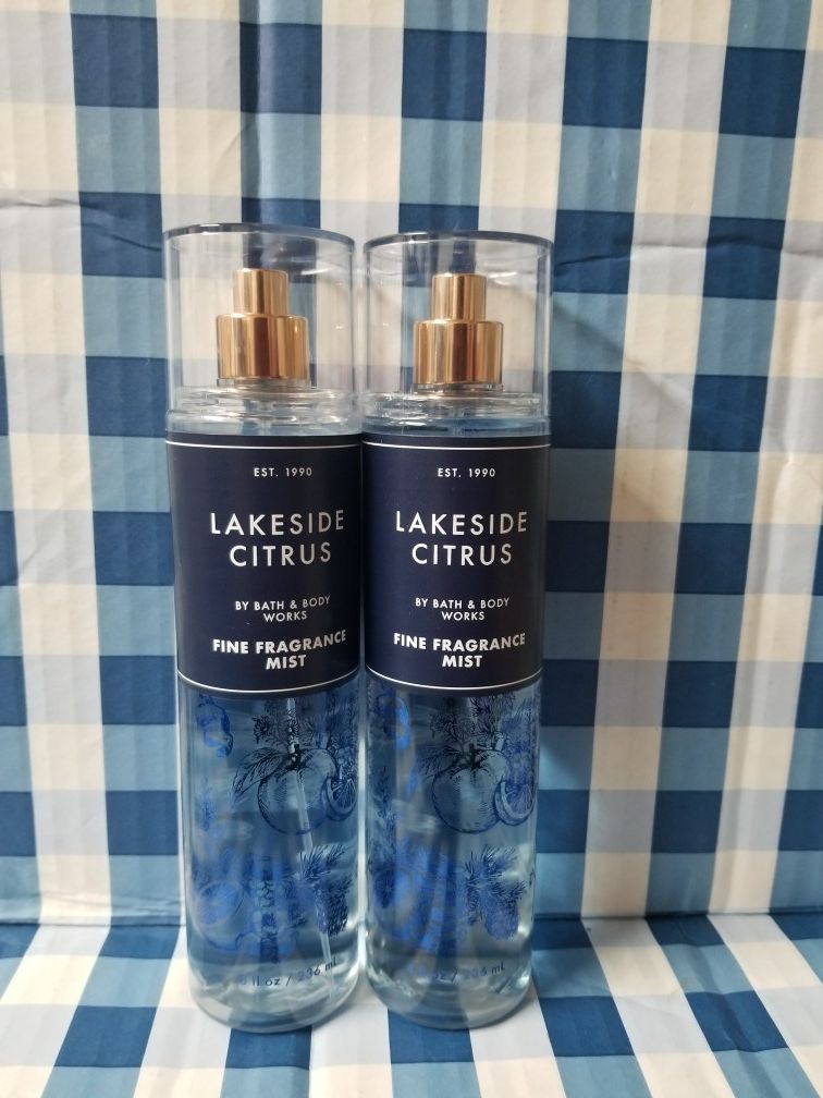 BATH AND BODY WORKS- LAKESIDE CITRUS $10.00 EACH