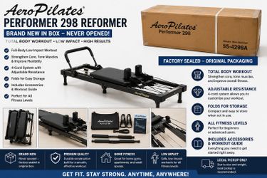 Brand New AeroPilates Performer 298 Reformer – Factory Sealed Never Opened